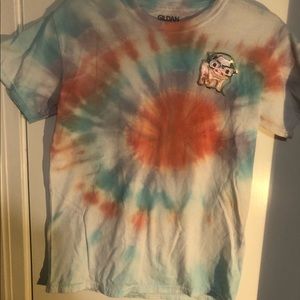 Tie Dye Pig Shirt